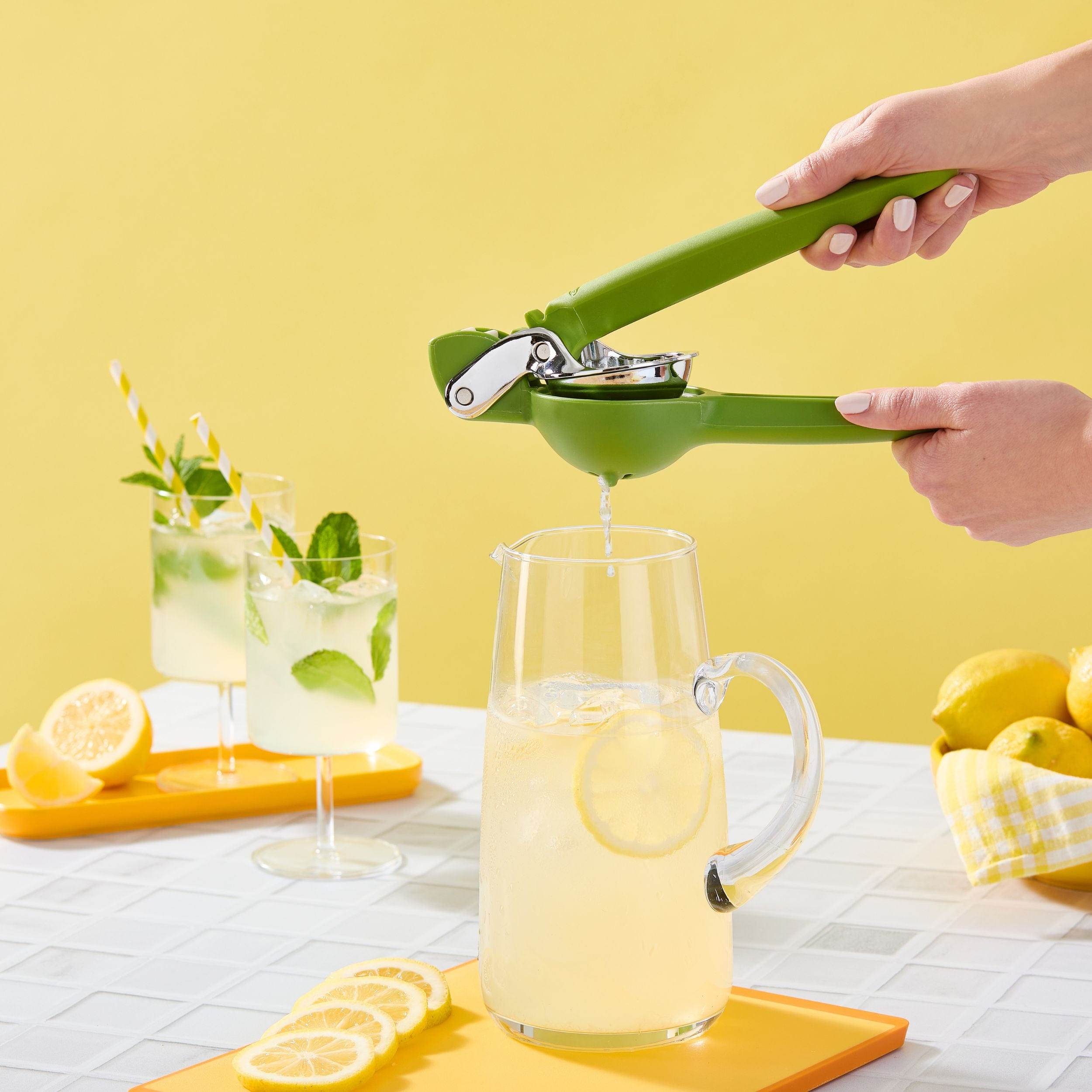 Lemonade made with FreshForce Citrus Juicer