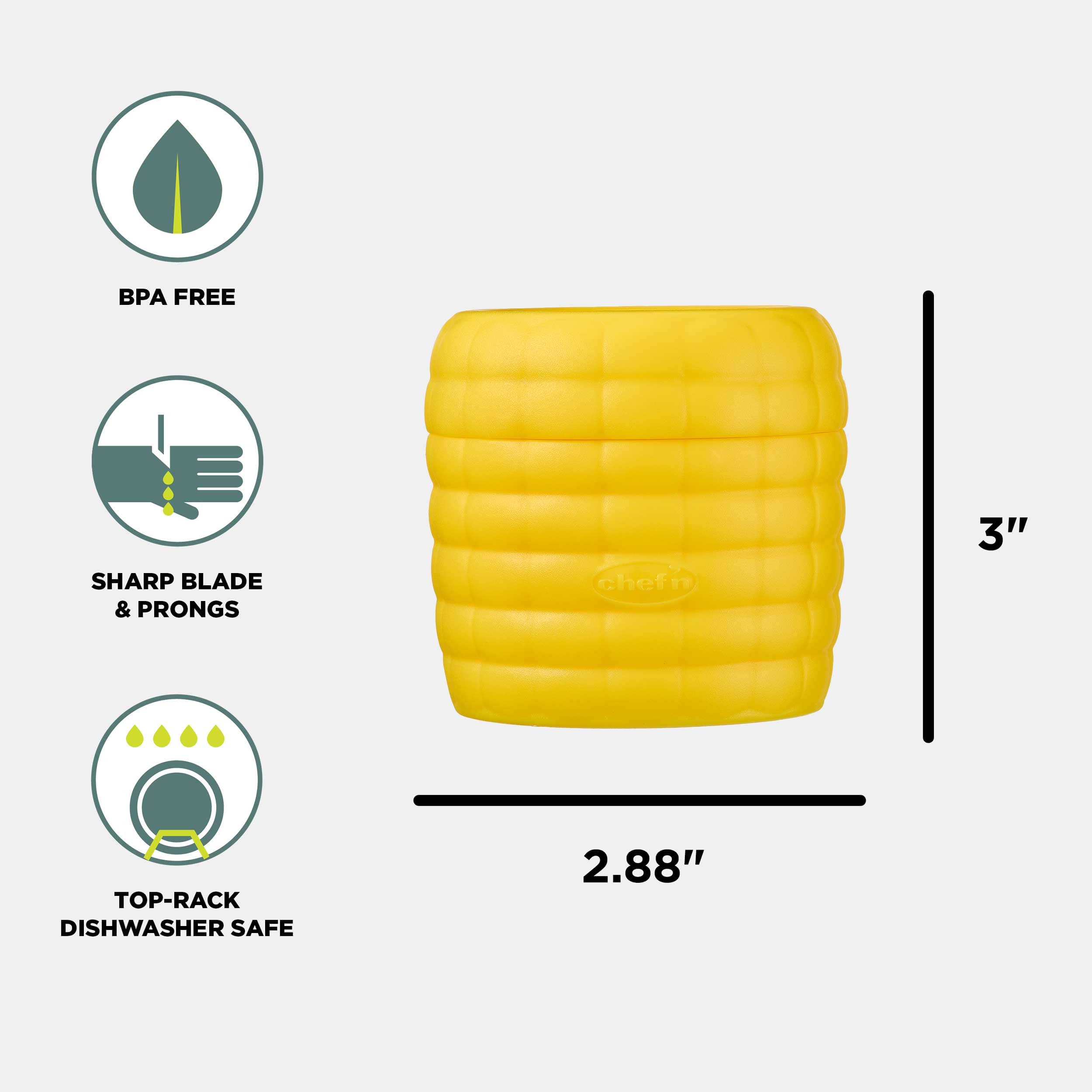 Chef'n Fruit & Vegetable Prep Cob Plus Corn Stripper Cob Plus Corn Stripper