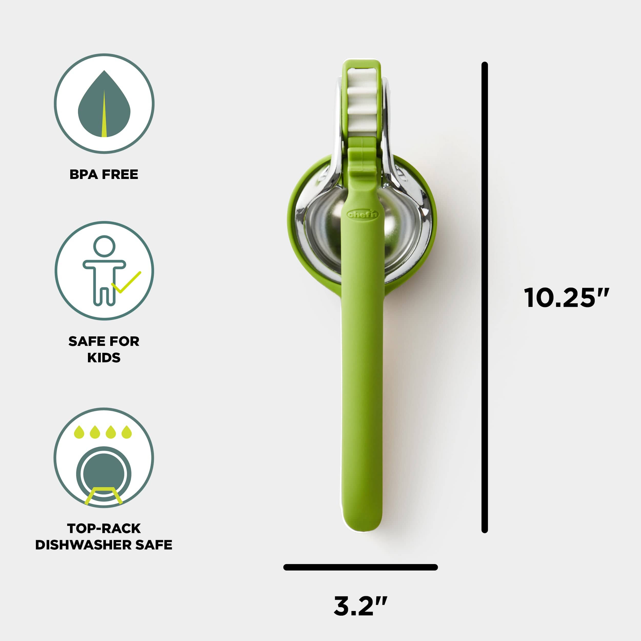 Chef'n Fruit & Vegetable Prep FreshForce Citrus Juicer FreshForce Citrus Juicer - Best Handheld Juicer for Lemons and Limes