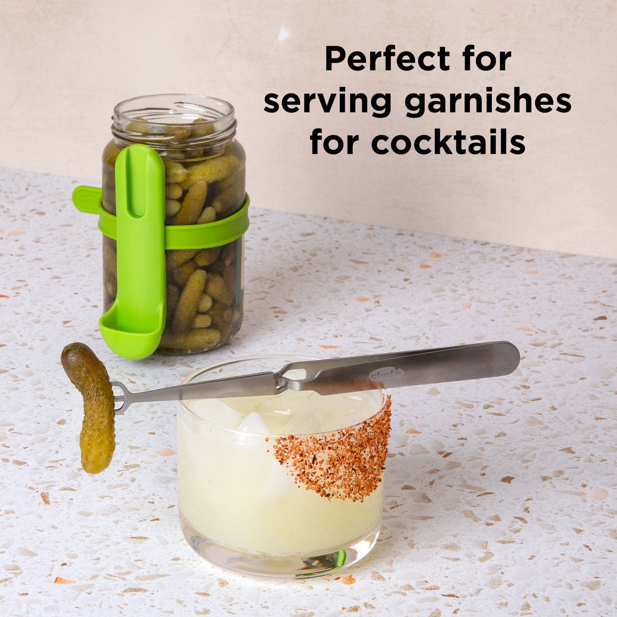Chef'n Condiment Fork Fridge Fork Pro Collection Squeeze n’ Hold Condiment Fork Fridge Fork Pro Collection Squeeze n’ Hold Condiment Fork