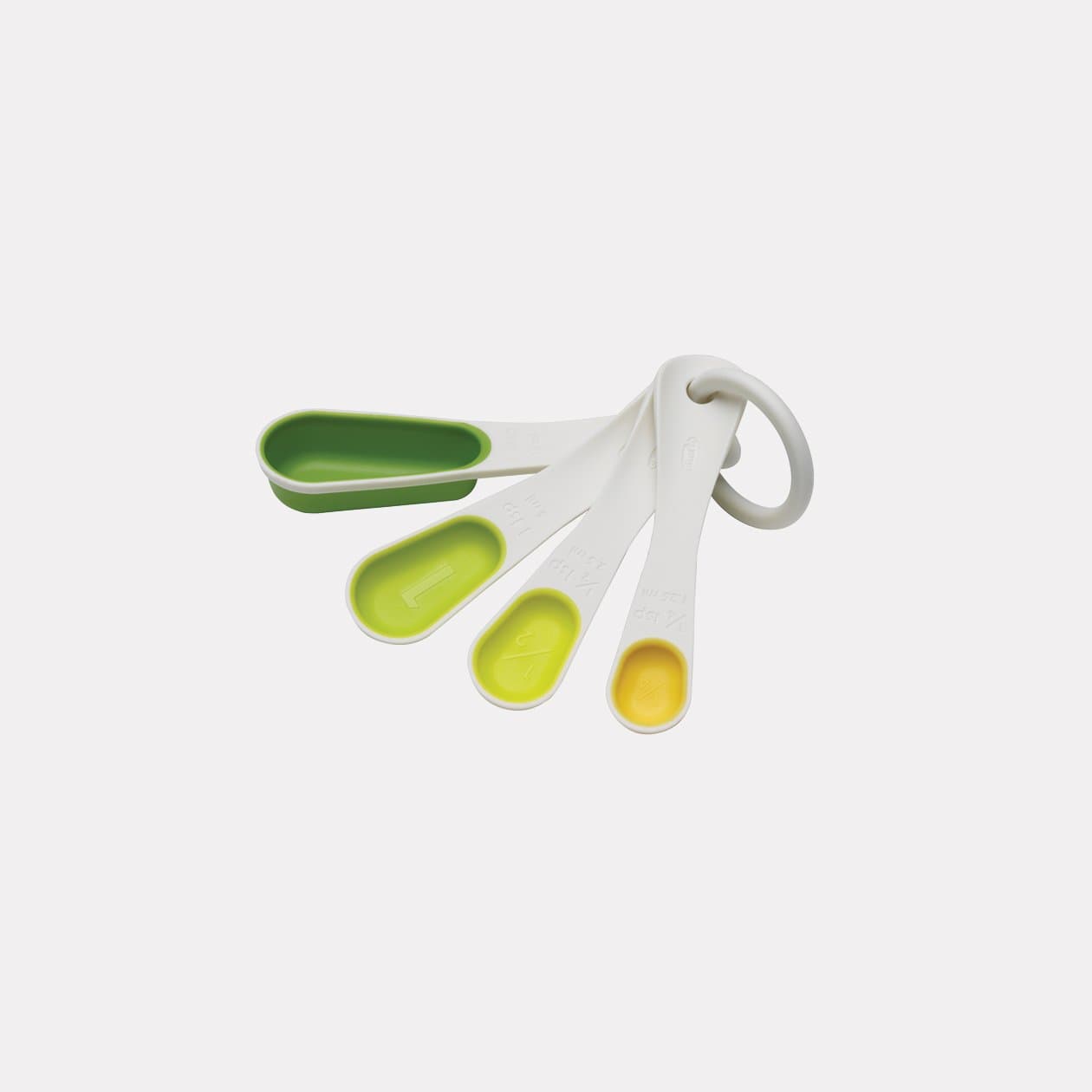 SleekStor Nesting Spoons - Green Tonal
