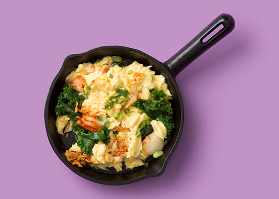 Kimchi Egg Scramble