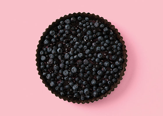 Blueberry Tart with Chocolate Crust