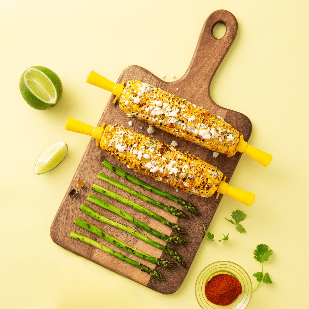 Chef'n Fruit & Vegetable Prep CobStopper Corn Cob Holders (4 pairs)
