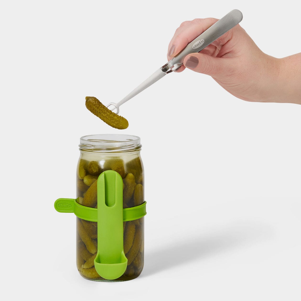 Chef'n Condiment Fork Fridge Fork Pro Collection Squeeze n’ Hold Condiment Fork Fridge Fork Pro Collection Squeeze n’ Hold Condiment Fork