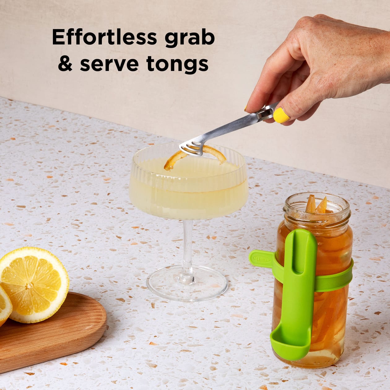 Chef'n Kitchen Tools Fridge Fork Pro Collection Squeeze n' Hold Tongs Fridge Fork Pro Collection Squeeze n' Hold Tongs