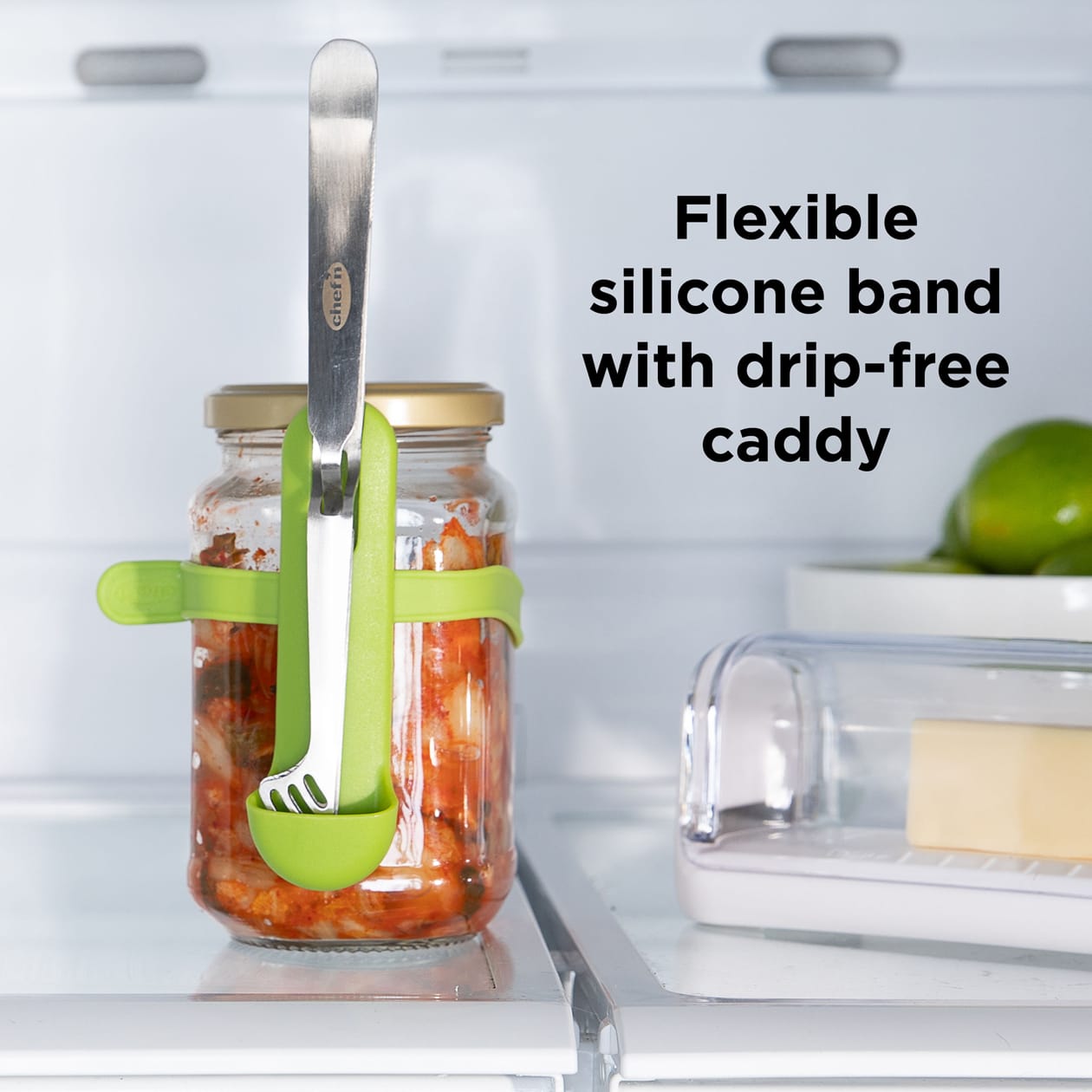 Chef'n Kitchen Tools Fridge Fork Pro Collection Squeeze n' Hold Tongs Fridge Fork Pro Collection Squeeze n' Hold Tongs