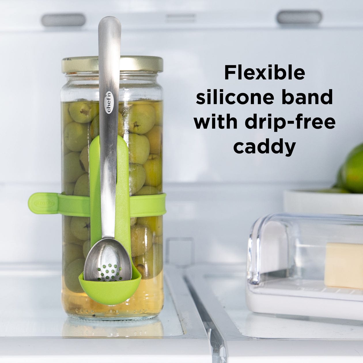 Chef'n Kitchen Tools FridgeFork Pro Collection Strainer Spoon FridgeFork Pro Collection Strainer Spoon